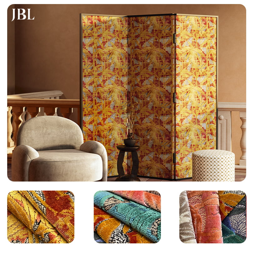 JBL Vysoce kvalitní střižená sametová móda Nová kolekce Luxusní design Žakárový samet Morden Style na pohovku